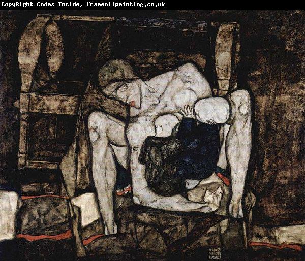 Egon Schiele Blind Mother, or The Mother
